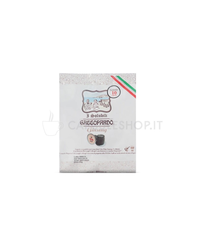 orzo in capsule compatibili Nespresso di Gattopardo Toda
