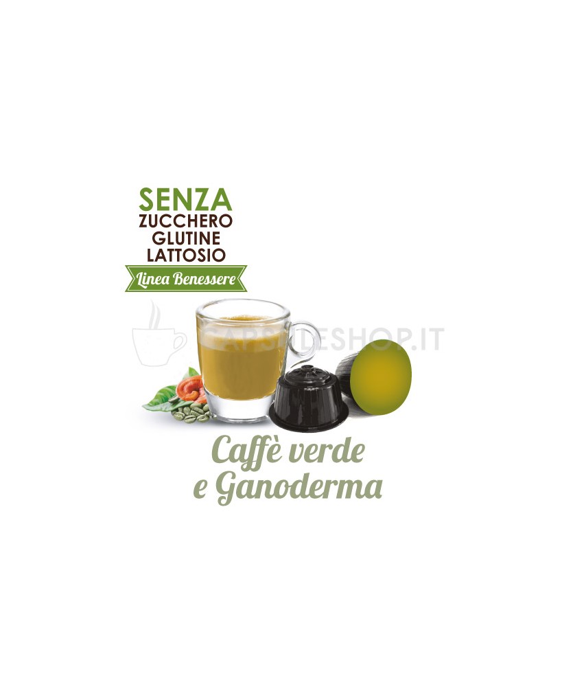 Capsules compatibles Dolce Gusto. café vert et ganoderma