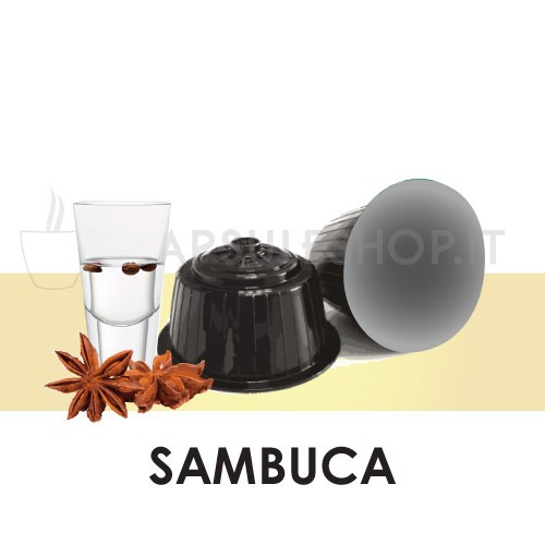 Dolce Gusto compatible capsules. Sambuca coffee