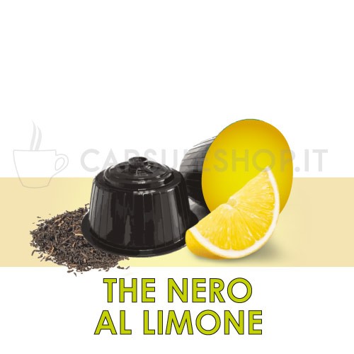 Dolce Gusto compatible capsules. black lemon tea