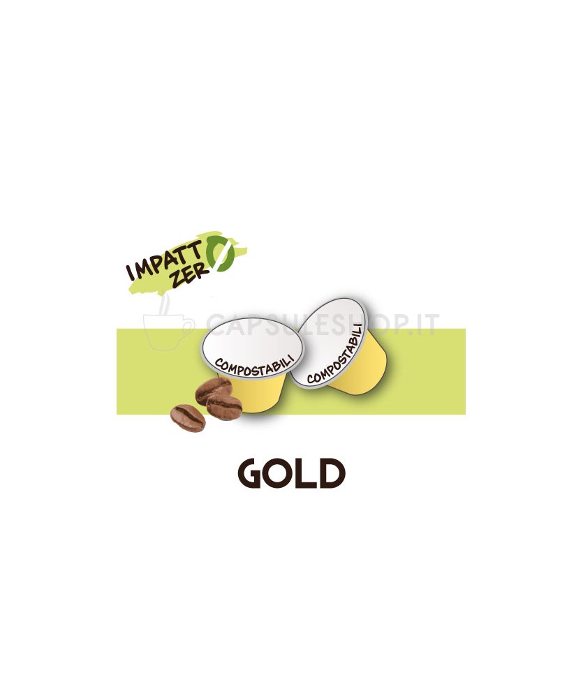 Passione 88 capsule compatibili nespresso impatto zero gold
